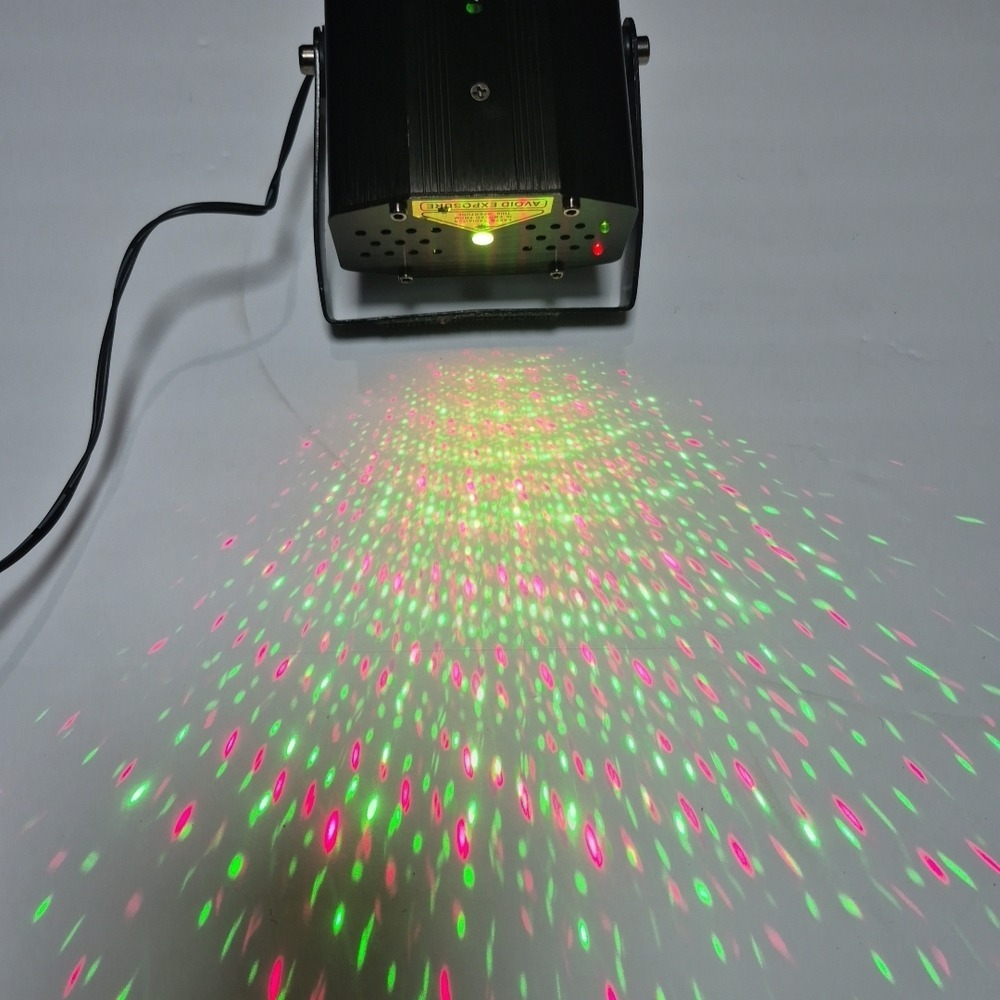American DJ Micro Galaxian Laser Projector‎ Unisex OS Black Red Green Star
